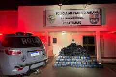 Polícia Militar do Paraná Apreende 910 Kg de Maconha em Cruzeiro do Oeste
