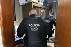 PCPR realiza operação com 110 policiais contra organização especializada em furto de cabos