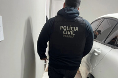 PCPR cumpre mandados de busca e apreensão contra suspeito de golpes de compra e venda de terrenos em Cascavel