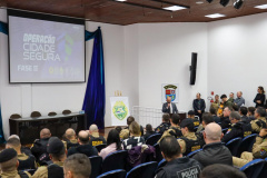 Segunda fase da Operação Vida Cidade Segura reúne forças de segurança em Pinhais