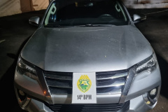 PMPR recupera carro furtado em menos de duas horas em Foz do Iguaçu
