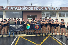 Patrulha Costeira da PMPR recebe curso de instrução de mergulho