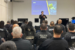 Polícia Penal do Paraná promove palestra sobre preservação de provas em locais de crime em parceria com Ministério Público