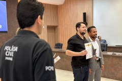 Profissionais da PCPR que atuam no Sudoeste recebem a Medalha do Serviço Policial