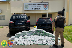 PMPR apreende 300 quilos de agrotóxicos contrabandeados em Cruzeiro do Oeste