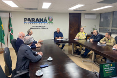 Secretário da Segurança Pública se reúne com lideranças das associações de comércio, bares e restaurantes para discutir a segurança nas eleições