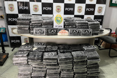 PMPR localiza veículo abandonado com meia tonelada de cocaína em Piraquara