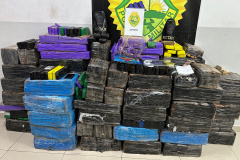 Polícia Militar apreende quase 1 tonelada de maconha em operação na Cidade Industrial