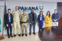 Secretário se reúne com prefeita em exercício de Campo Mourão