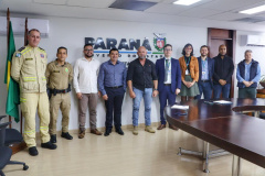 Avanços na segurança pública do Paraná são tema de reunião entre Sesp e AMP 