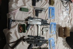 PMPR apreende arsenal de fabricação caseira em Colombo