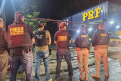 PCPR, PMPR, PRF e Força Nacional prendem foragido por homicídio em Paranaguá