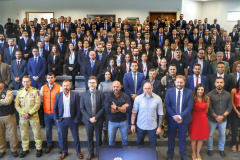 103 policiais civis iniciam formação com palestra sobre integração das forças de segurança