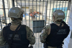 Polícia Penal realiza operação simultânea em sete unidades do Complexo Penitenciário de Piraquara