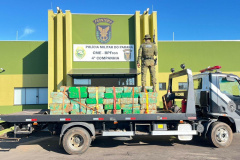 PMPR apreende mais de meia tonelada de crack e três toneladas de maconha em Iporã