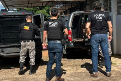 PCPR e Força Nacional prendem dois homens em operação deflagrada em Cruzeiro do Oeste