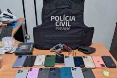 PCPR recupera 11 celulares furtados em balada de Curitiba na última sexta-feira