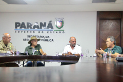 Secretário Hudson recebe o prefeito de Jataizinho, Wilson Fernandes