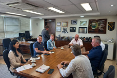 Secretário recebe o prefeito de Nova Esperança do Sudoeste