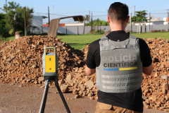 Novos scanners tridimensionais da PCP apontam posição exata de evidências criminais