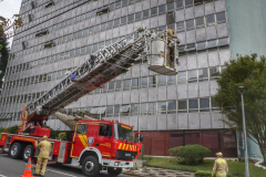 SESP realiza 1º simulado geral de abandono na sede em parceria com o Corpo de Bombeiros