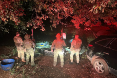 PMPR apreende uma tonelada de maconha na região de Guaíra 