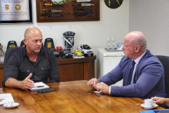 Secretário recebe o procurador geral Francisco Zanicotti