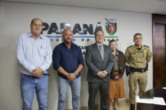 Secretário Hudson recebe deputado estadual Moacyr Fadel