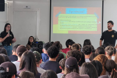 PCPR realiza palestras sobre prevenção à violência sexual para adolescentes em Araucária