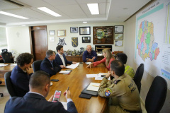 Secretário Hudson recebe a deputada federal Luisa Canziani