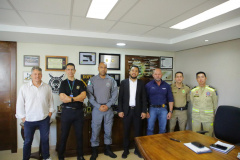 Secretário Hudson se reúne com deputado estadual Soldado Adriano José