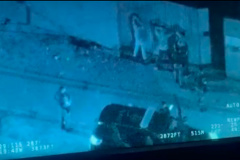 Laser contra helicóptero é crime: PMPR prende homem em Curitiba por risco à aeronave