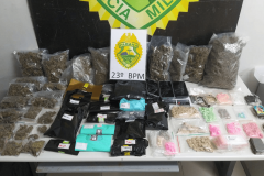 Ação da PMPR desmantela ponto de distribuição de drogas