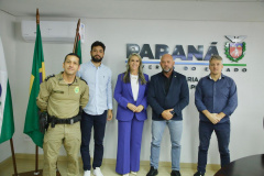 Secretário Hudson recebe prefeita de Astorga Suzie Pucillo