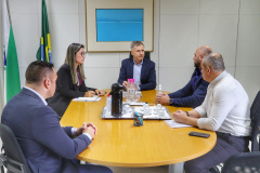 Secretário Hudson se reúne com secretário da Administração e da Previdência Luizão Goulart