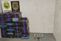 PMPR e PF apreendem 494 quilos de drogas em Diamante do Oeste 