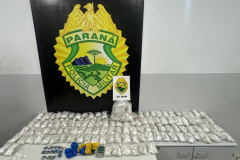 PMPR apreende 4,9 quilos de cocaína no bairro Cajuru