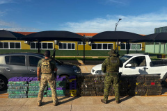 PMPR e PF apreendeM quase 800 quilos de maconha em Cafezal do Sul