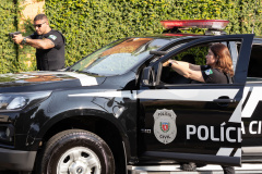 PCPR e PMPR prendem 2 homens por latrocínio e receptação de trator em Rio Azul