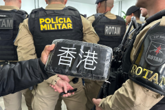 PMPR apreende mais de 800 quilos de cocaína em Curitiba