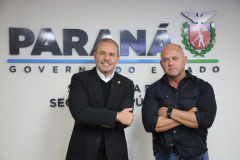 Secretário Hudson recebe o deputado Ricardo Arruda