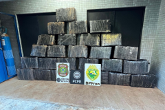 Ação policial integrada resulta na apreensão de 732 kg de maconha em Foz do Iguaçu