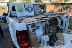 PMPR apreende 1,8 mil celulares e causa prejuízo de quase R$ 3 milhões ao contrabando 