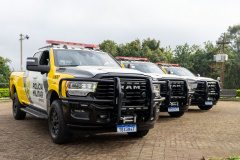 Com primeiras RAMs da história, Paraná reforça frota de viaturas da segurança pública 