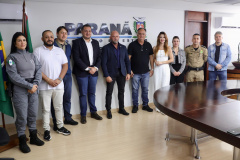  Secretário Hudson com o prefeito de Sarandi Carlos de Paula