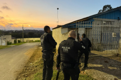 Ação da PCPR mira dupla investigada por homicídio e tráfico de drogas em Piraquara