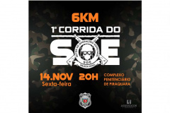 Setor de Operações Especiais da Políca Penal do Paraná promove sua primeira corrida