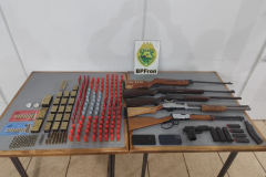 PMPR apreende armas e mais de 300 quilos de maconha em ações na Fronteira