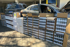 PMPR apreende carga de contrabandeada em Francisco Beltrão