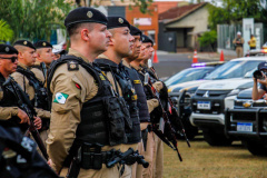 Forças de segurança realizam exposições em cinco cidades na nova fase da Missão Paraná